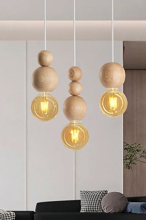 لوستر رنگی چوب EFLIGHTDESIGN - کد 895139890