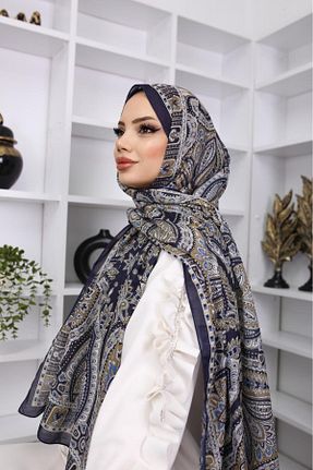 شال طوسی زنانه پنبه ای HAR-UM Ticaret - کد 888708993