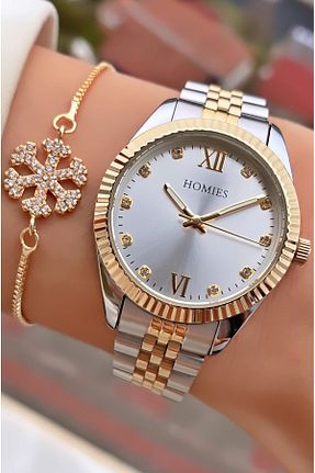 ساعت مچی بژ زنانه 36-40 میلی متر Homies - کد 895202165