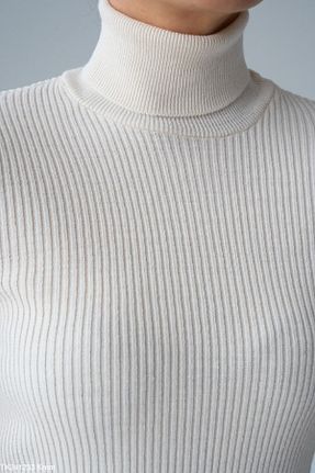 پلیور نباتی زنانه ساده Aten - کد 895211130