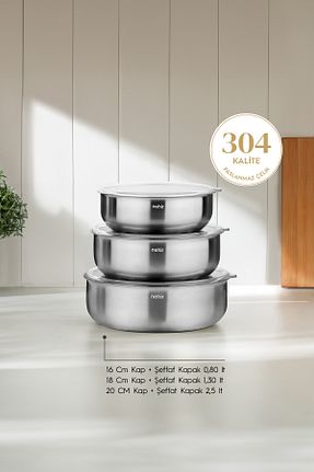 ظرف نگهداری استیل ضد زنگ Nehir - کد 814345011