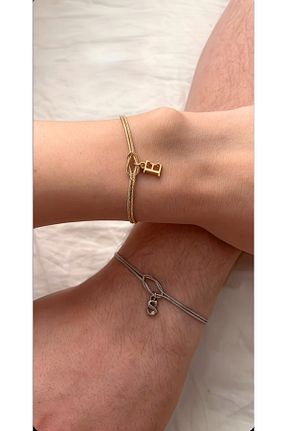 دستبند نقره طلائی زنانه 925 عیار SİRİUS - کد 895220947