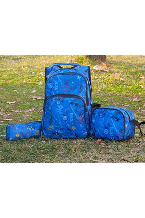 کیف مدرسه آبی بچه گانه پارچه ای Alpi - کد 895219612