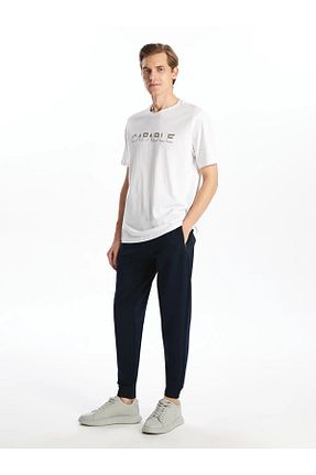 شلوار کرمگن سرمه ای مردانه جیب دار LC Waikiki - کد 895230666