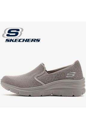 کفش کژوال بژ زنانه چرم مصنوعی Skechers - کد 829612917