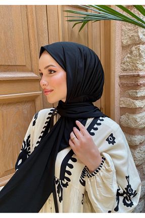 شال مشکی زنانه Mercan - کد 895247521