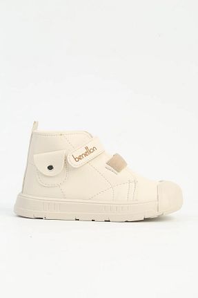 کفش پیاده روی بژ بچه گانه چرم مصنوعی Benetton - کد 895269004