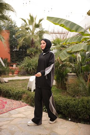 ست کرمکن اسپرت مشکی زنانه پلی استر MİMİ Luxury Wear - کد 896634181