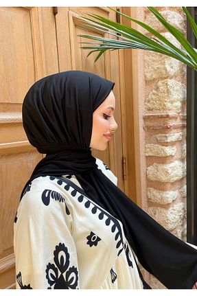 شال مشکی زنانه Mercan - کد 895247521