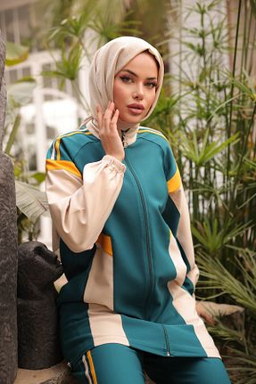 ست کرمکن اسپرت آبی زنانه پلی استر MİMİ Luxury Wear - کد 896645873