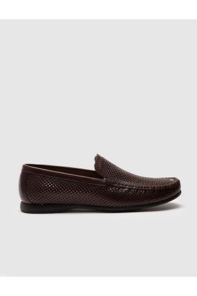کفش کژوال قهوه ای مردانه چرم خالص Cabani - کد 46527189