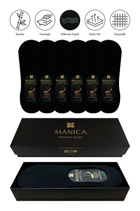 جوراب مشکی مردانه بامبو MANICA - کد 99420941