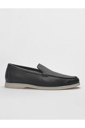 کفش کژوال مشکی مردانه چرم خالص Cabani - کد 779037987