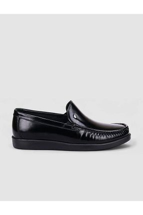 کفش کژوال مشکی مردانه چرم خالص Cabani - کد 867127178