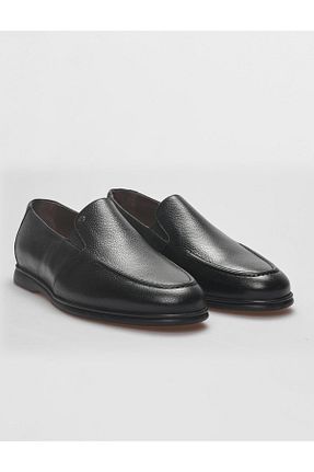 کفش کژوال مشکی مردانه چرم خالص Cabani - کد 776204121