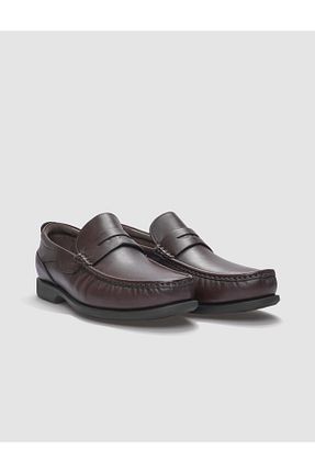 کفش کژوال قهوه ای مردانه چرم خالص Cabani - کد 799408406