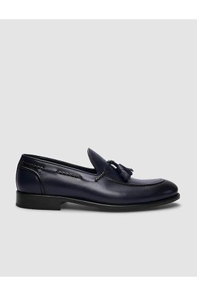 کفش کلاسیک سرمه ای مردانه چرم خالص Cabani - کد 822706292