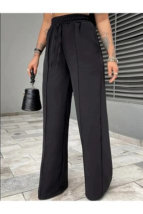 شلوار کرمگن مشکی زنانه اسلیم berfmoda - کد 895389549