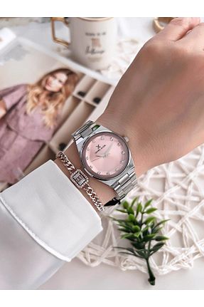 ساعت مچی صورتی زنانه 36 میلی متر Daniel Klein - کد 879232019