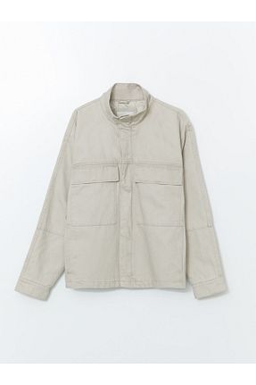 کاپشن طوسی مردانه سایز بزرگ LC Waikiki - کد 895398039