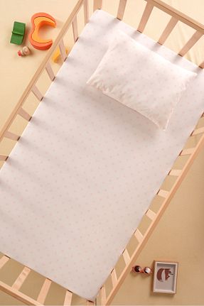 ملحفه کودک و نوزاد سفید Poplin Bondberro - کد 896788869