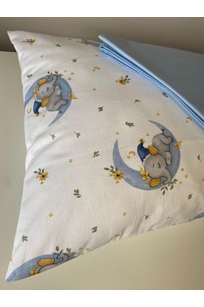 ملحفه کودک و نوزاد آبی Poplin 120 x 180 Hava Geçirgen کد 897230664