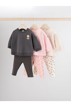 ست بالاتنه و پائین تنه رنگی بچه گانه بافتنی Next Baby - کد 896793995