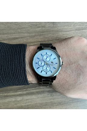 ساعت مچی مشکی مردانه 45 میلی متر zios - کد 895435755