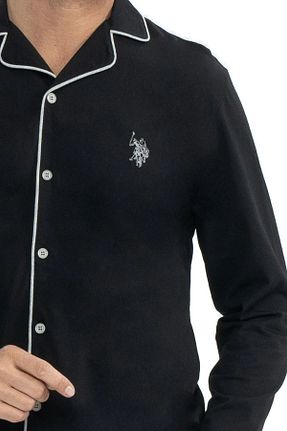 ست لباس راحتی مشکی مردانه ساده U.S. Polo Assn. - کد 895451128