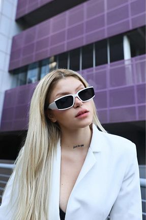 عینک آفتابی سفید زنانه 50 Modalucci - کد 895493230