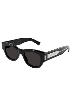 عینک آفتابی مشکی زنانه UV400 Yves Saint Laurent - کد 761570237