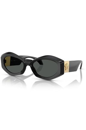 عینک آفتابی مشکی زنانه UV400 Versace - کد 843732400
