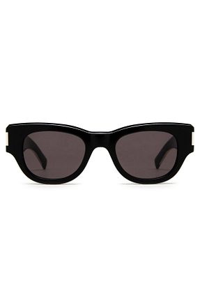 عینک آفتابی مشکی زنانه UV400 Yves Saint Laurent - کد 761570237