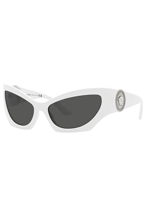 عینک آفتابی طوسی زنانه UV400 Versace - کد 796384685