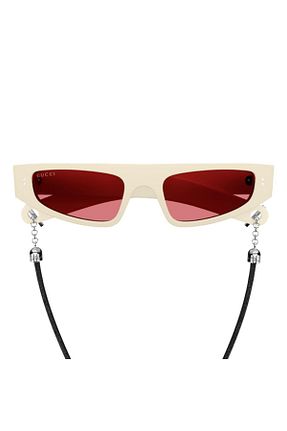عینک آفتابی قرمز زنانه UV400 Gucci - کد 832206855
