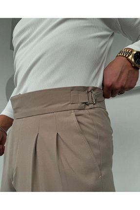 ست بالاتنه و پائین تنه بژ مردانه بافت Torias Man - کد 895530214