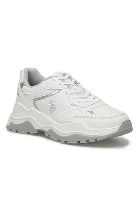 کفش اسنیکر خاکی زنانه بند دار U.S. Polo Assn. - کد 756563963
