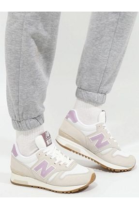 کفش پیاده روی رنگی زنانه چرم اصل New Balance - کد 892393333