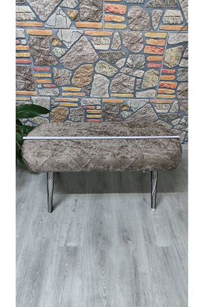 پوف و نیمکت قهوه ای 100 x 40 COVER TEKSTİL - کد 895570113