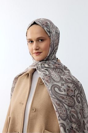شال زنانه پنبه پلی استر MİRSOY SCARF - کد 895613748