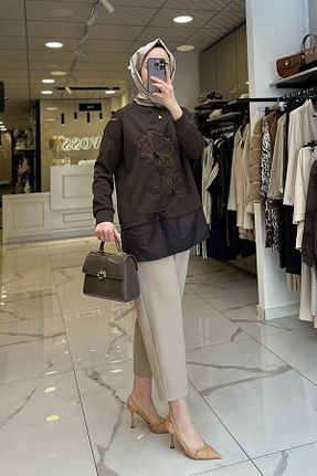 تونیک قهوه ای Relaxed Vosse - کد 895668056