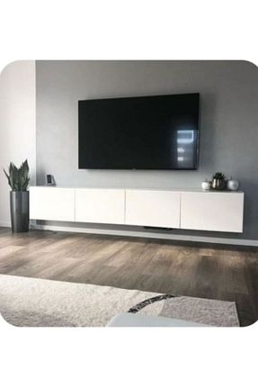 میز و پایه تلویزیون سفید Suntalam Home - کد 897747783