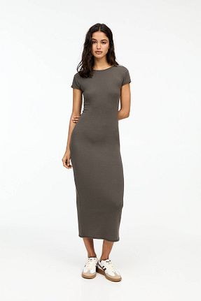 لباس قهوه ای زنانه بافتنی Pull & Bear - کد 897038222