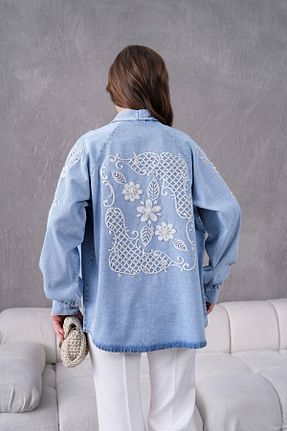 کت رنگی زنانه اورسایز Miss Allos - کد 895664622