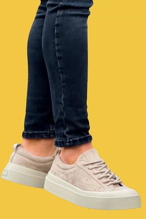 کفش کژوال بژ مردانه چرم مصنوعی shoecide - کد 880965678