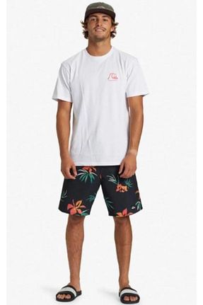 تیشرت سفید مردانه اسلیم فیت Quiksilver - کد 817877599