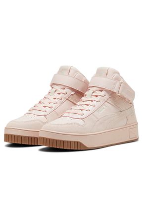 کفش اسنیکر صورتی زنانه بند دار Puma - کد 895686810