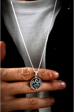 گردنبند نقره سفید زنانه 925 عیار Ebrar Silver - کد 895684498