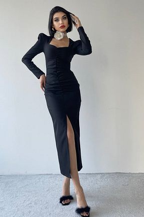 لباس مجلسی و فارغ التحصیلی مشکی زنانه پنبه پلی استر WOMAN VISION - کد 895701235