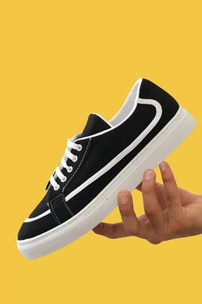 کفش کژوال مشکی مردانه پارچه ای shoecide - کد 856400400